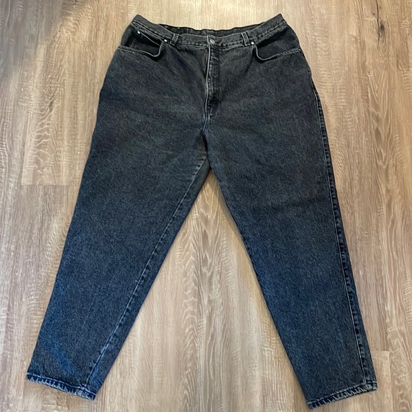 VINTAGE Levi’s Silver Tab 900 Series Acid Wash 80s 90s Black Denim Stone Wash - Picture 2 of 9